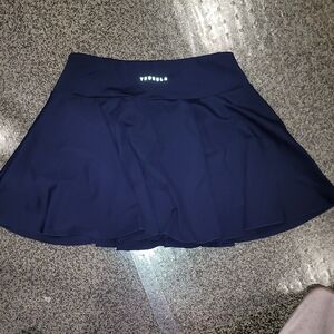 YoungLA Dark Blue Skater Skirt
